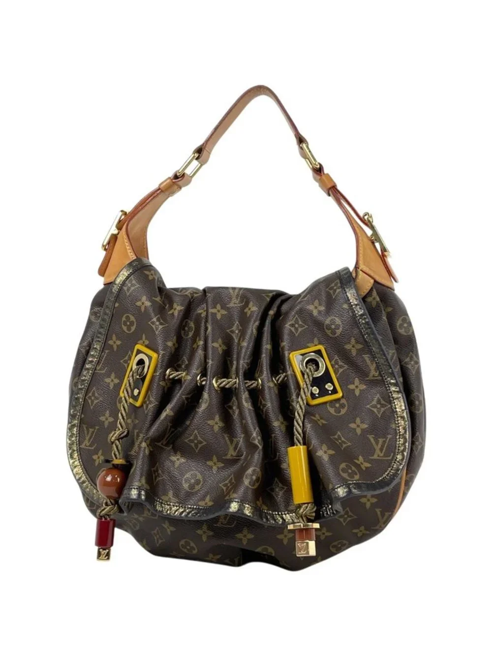 Louis Vuitton Kalahari GM Shoulder Bag Monogram Brown